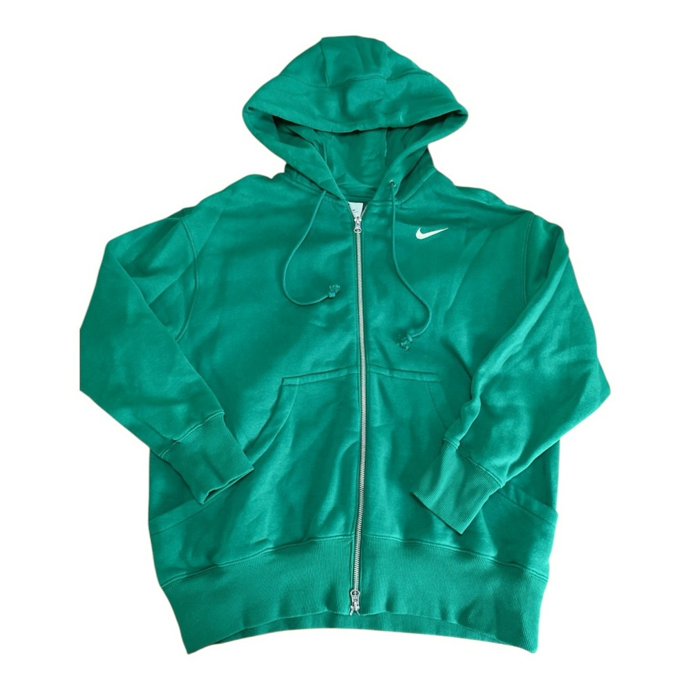 Nike Sportswear Phoenix Full Zip Hoodie in Green Women’s Size Medium - Picture 2 of 7